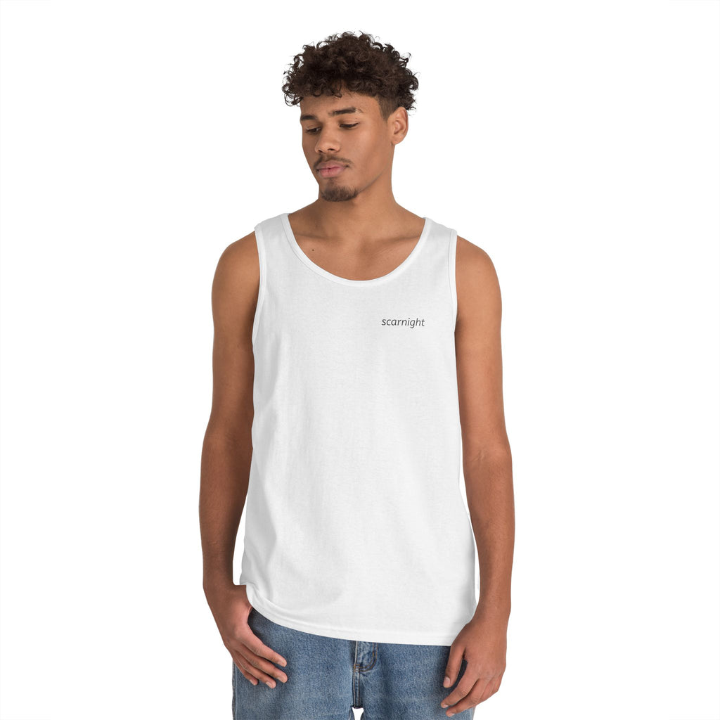 Thread Scarnight White and Black Tank  Top
