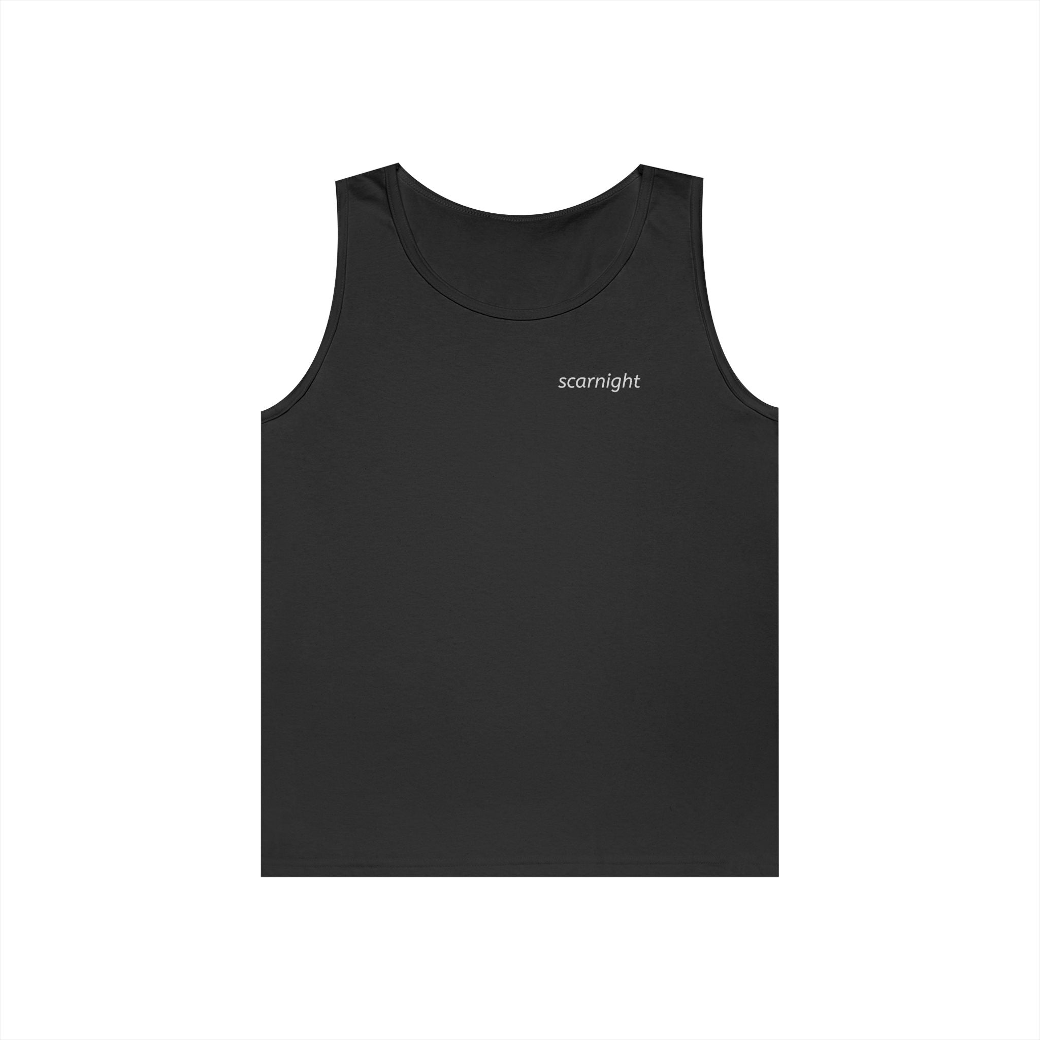 Thread Scarnight White and Black Tank  Top