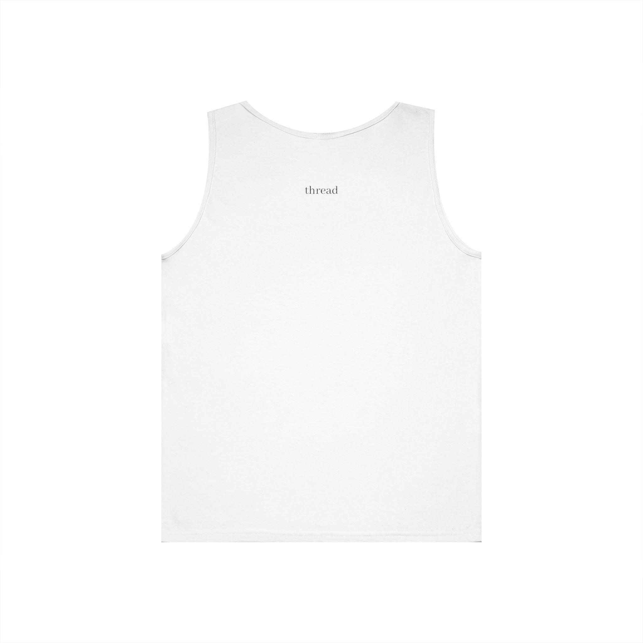 Thread Scarnight White and Black Tank  Top