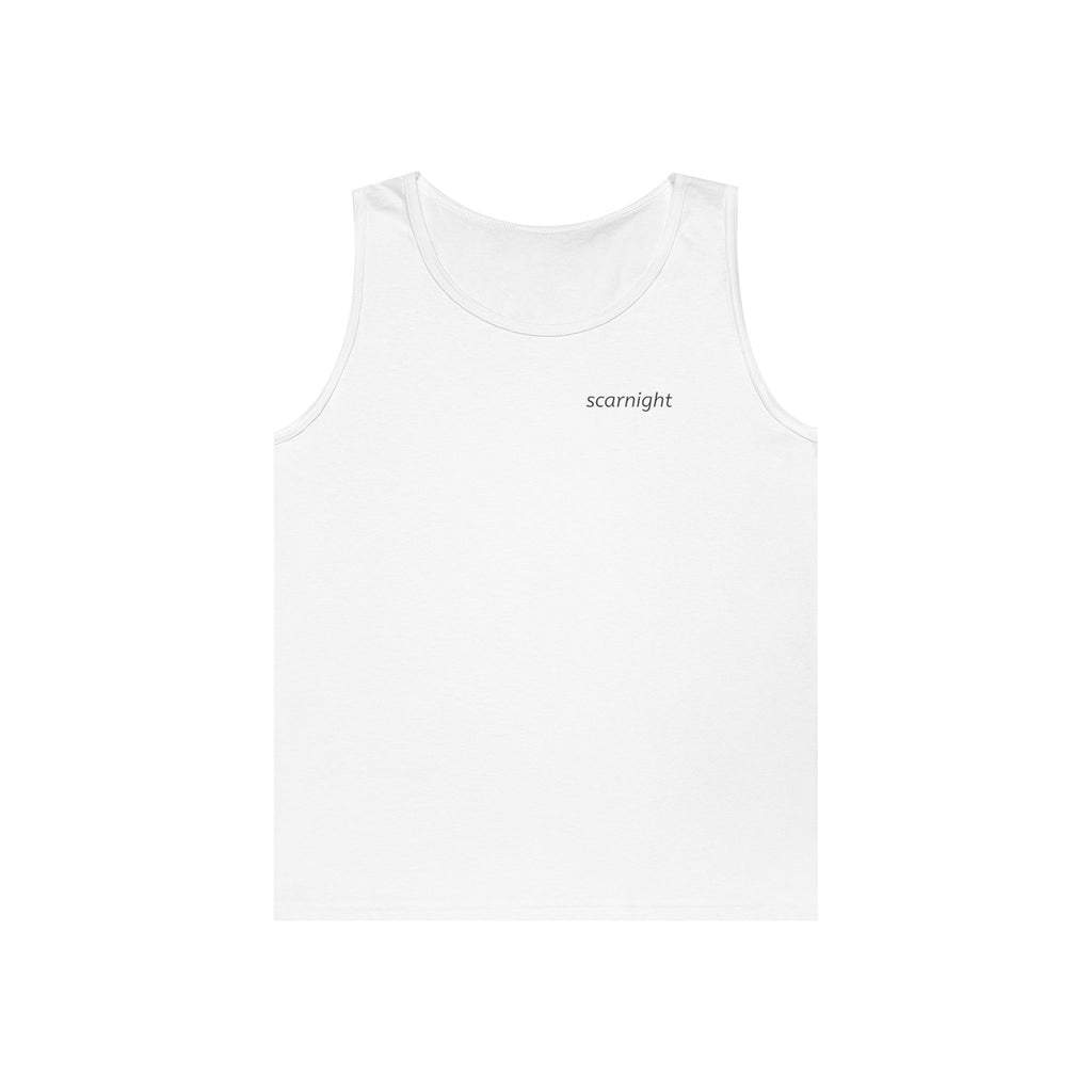 Thread Scarnight White and Black Tank  Top
