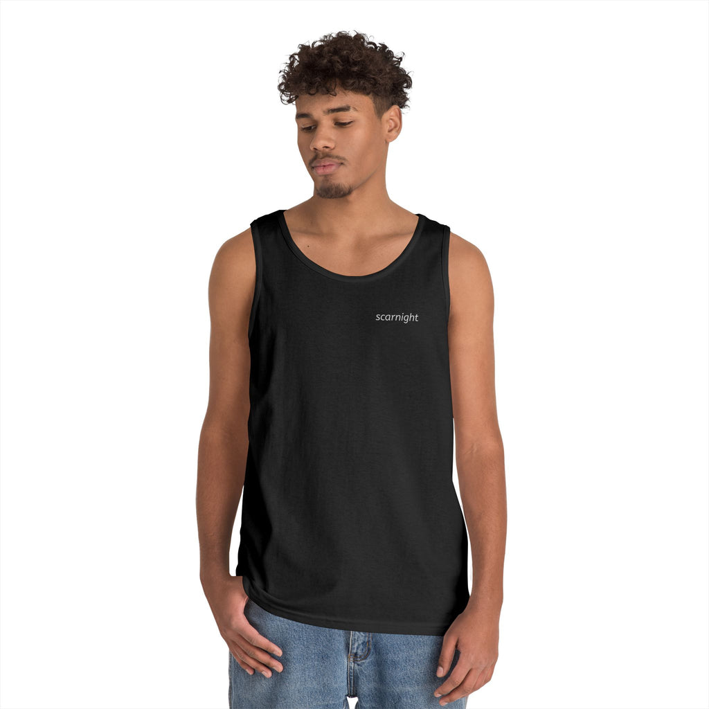 Thread Scarnight White and Black Tank  Top
